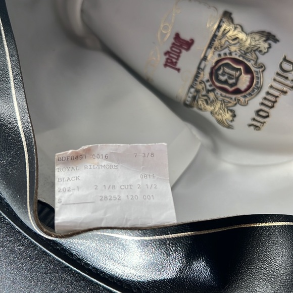 Biltmore Royal Pintch Fedora, Made in Canada - Picture 8 of 8